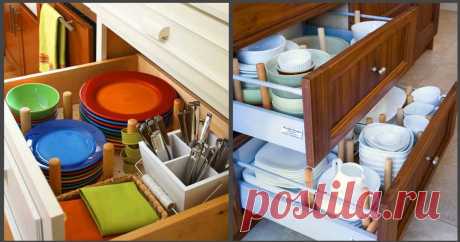 Все под рукой: интересные варианты хранения посуды. Независимо от больших или маленьких размеров кухни, часто перед ее владельцем встает вопрос: где хранить всю посуду и домашнюю утварь?