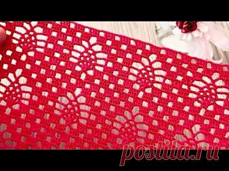 UNUSAL and GORGEOUS Crochet Blouse, tunic, runner model