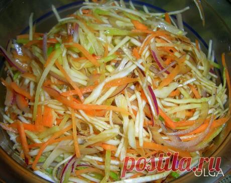 Черная редька, маринованная с чесноком и сладким перцем