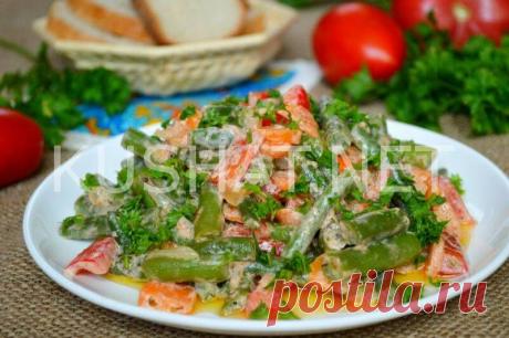 Стручковая фасоль в сметане. Пошаговый рецепт с фото - Кушать нет