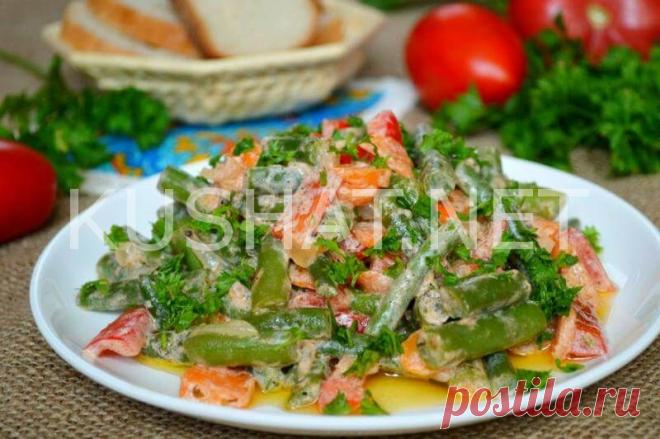 Стручковая фасоль в сметане. Пошаговый рецепт с фото - Кушать нет