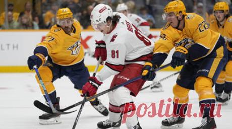 «Каролина» выиграла у «Нэшвилла», Орлов отдал передачу. «Каролина Харрикейнз» нанесла поражение «Нэшвилл Предаторз» в предсезонном матче Национальной хоккейной лиги (НХЛ). Читать далее
