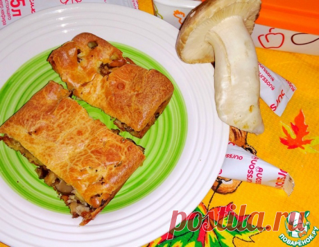 Пирог грибной – кулинарный рецепт