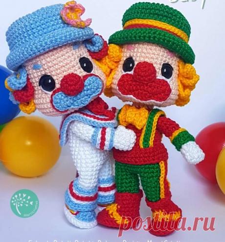 Амигуруми - игрушки с теплом и душой - наш лучший выбор !!!
...................Клоуны.............
