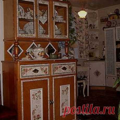 Реставрация буфета в технике декупаж | Своими руками (Усадьба)