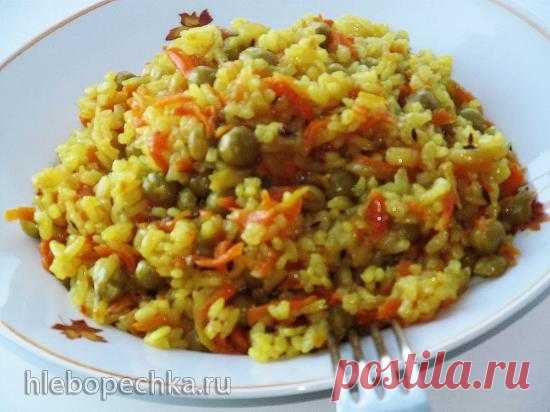 Постный плов с горошком (+видео) - рецепт с фото на Хлебопечка.ру
