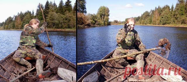 СБОР РУДЫ СО ДНА РЕКИ И КОВКА ОТ И ДО 



В хронологическом порядке, процесс выглядит так: 


1-2. Поиск и сбор руды болотного железа со дна реки. 
3. Очистка железной руды обжигом 4.Обожженная железная руда, около 4 кг. 
5-6. Материалы, …