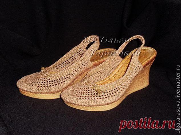 Реставрация обуви, вязаные босоножки / Я - суперпупер