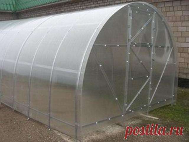 Теплица из поликарбоната своими руками: необходимые материалы, подготовительные работы, этапы монтажа, советы по установке