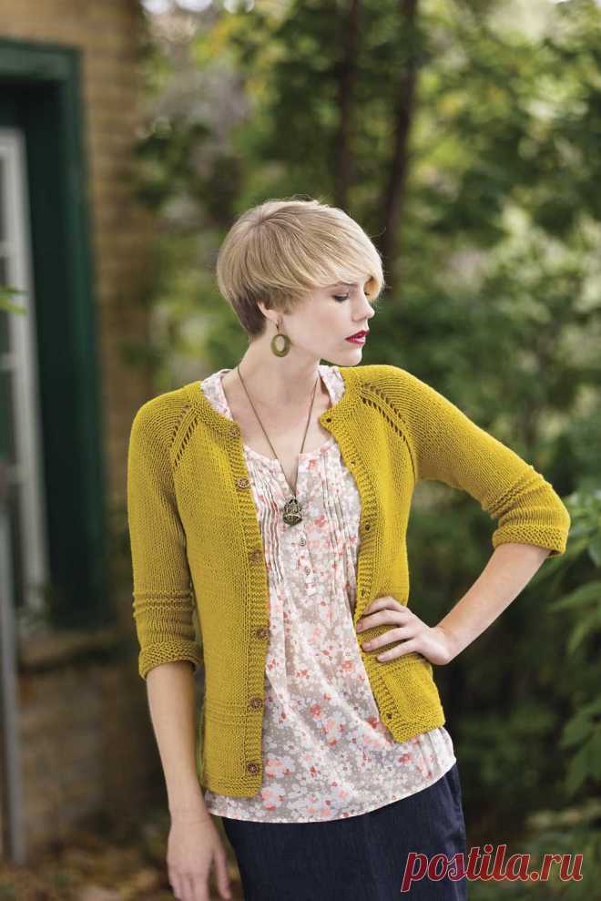 Lodi Cardigan by Tanis Gray - Knitscene, Summer 2011