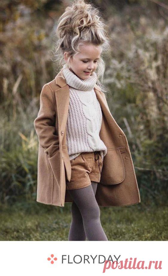 Girls' Casual Solid Lapel Coats