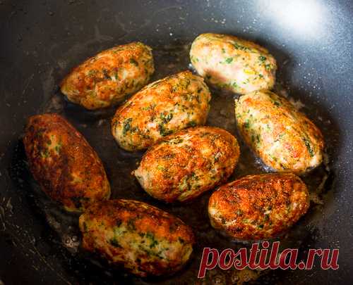 Рецепт куриных котлет со шпинатом на Вкусном Блоге