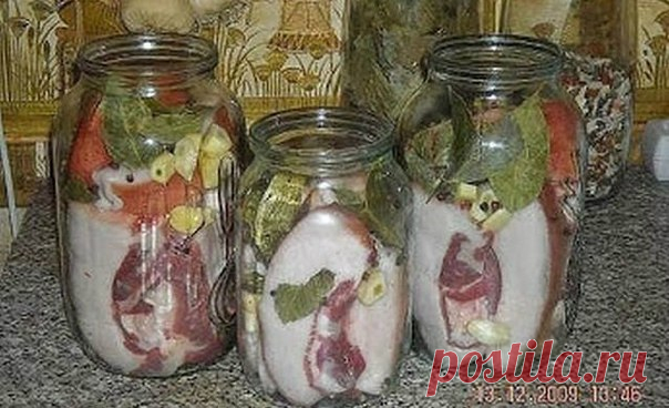БЕШАМЕЛЬ: Очень вкусное это сало в тузлуке.