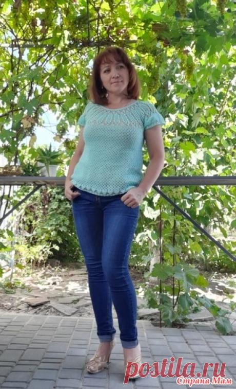 Вдогонку уходящему лету. Топ "зернышки" - Вязание - Страна Мам
