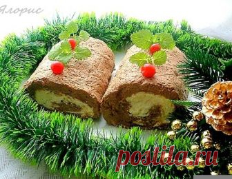 Сырно-печеночный рулет 