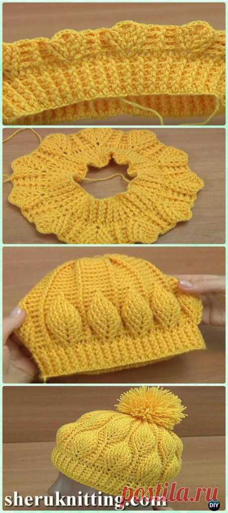 DIY Crochet Beanie Hat Free Patterns Baby Winter Hat