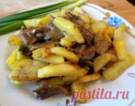 Вешенки с картошкой - Простые рецепты Овкусе.ру