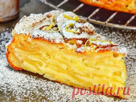 Самый вкусный яблочный пирог, тающий во рту!