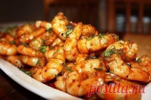 Запеченные креветки / Женское счастье!