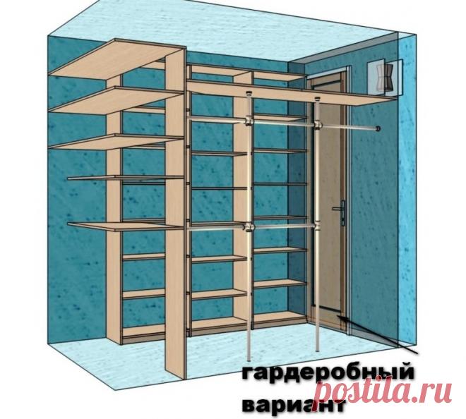 Как из кладовки сделать гардеробную – советы мастеров