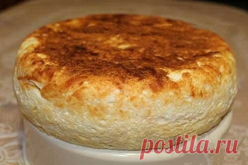 Воздушная творожная запеканка в мультиварке.