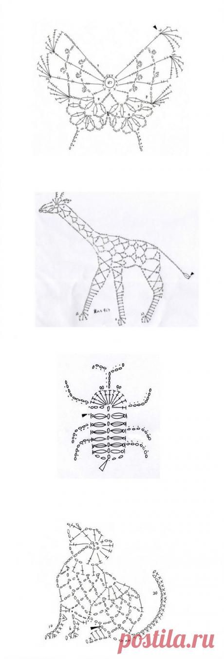 Подборка схемок для украшения детской одежды (аппликации)
