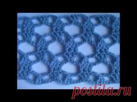 Вязание крючком: узор &quot;кольца&quot;