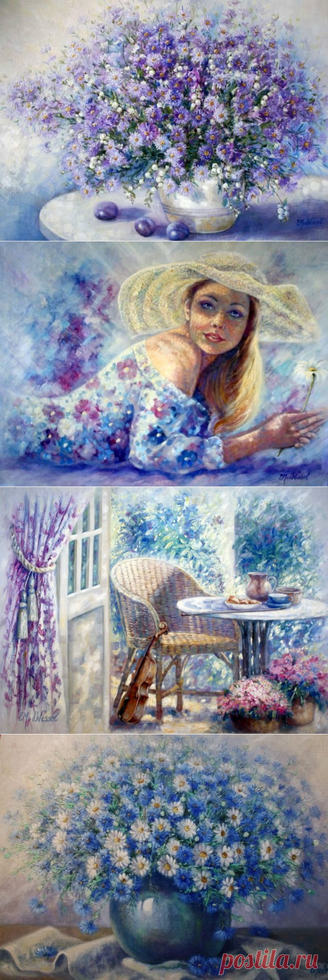 Художник Edith Van Der Wissel. Картины