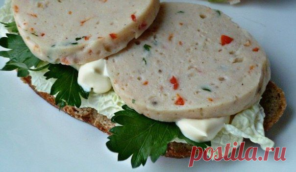 Колбаса в кружке (домашняя, варёная). | Семья и дом