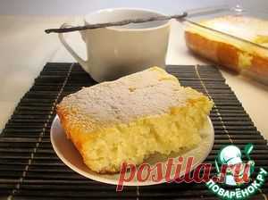 Ванильная рисовая запеканка - кулинарный рецепт