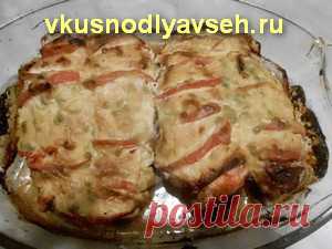 куриная грудка запеченная целиком с помидорами под чесночным соусом, пошаговый фото рецепт