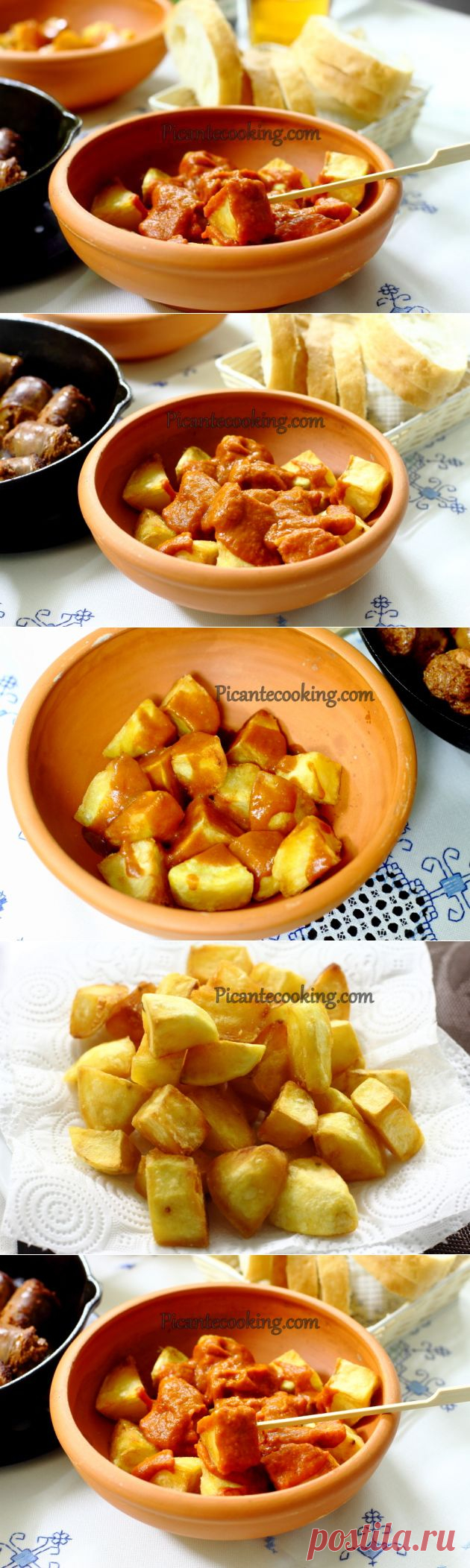 Пататас бравас (Patatas Bravas) | Picantecooking