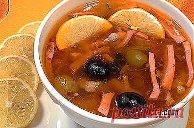 Рецепт: Солянка сборная мясная - пошаговый фото рецепт приготовления