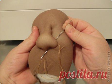 Делаем куклу. Личико..... | Страна Мастеров