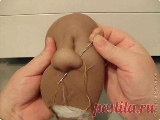 Делаем куклу. Личико..... | Страна Мастеров