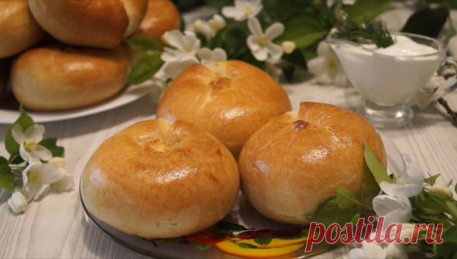 Бесподобные слоистые пирожки с картошкой 