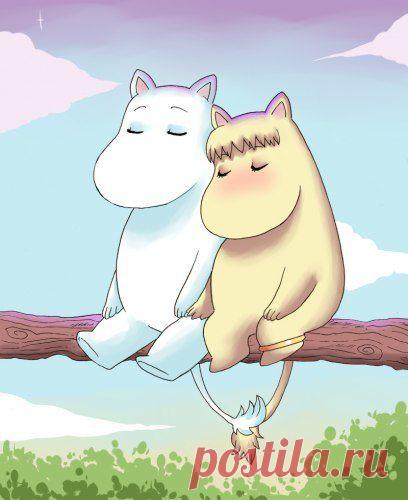 Можно сидеть на мосту и смотреть, как течет вода. Или бегать, или бродить по болоту в красных сапожках, или же свернуться клубочком и слушать, как дождь стучит по крыше. Быть счастливым очень легко.
Туве Янссон.