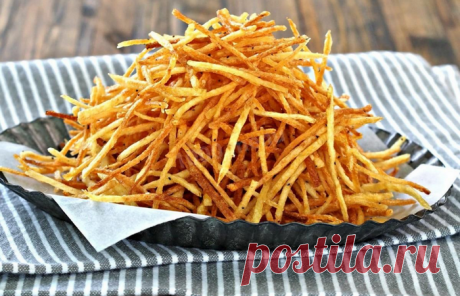 «Соломка»: простой рецепт, который вкуснее, чем картошка-фри!