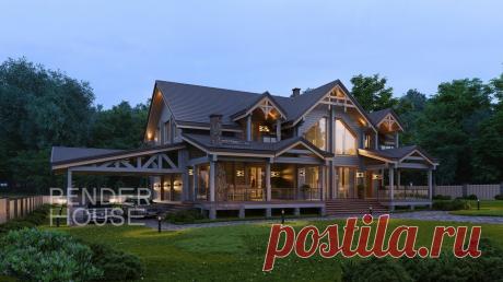 Проект дома в Завидово — цена строительства под ключ в компании Render House