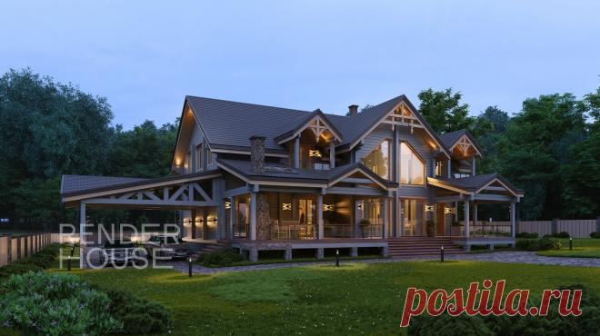 Проект дома в Завидово — цена строительства под ключ в компании Render House