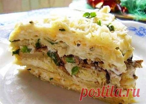 Шпротный торт | Домашняя кулинария