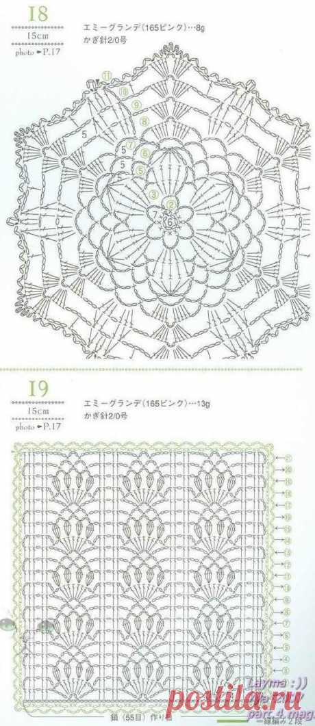 (1) #ClippedOnIssuu from Crochet lacework 18, 19 | Crochet Doilies