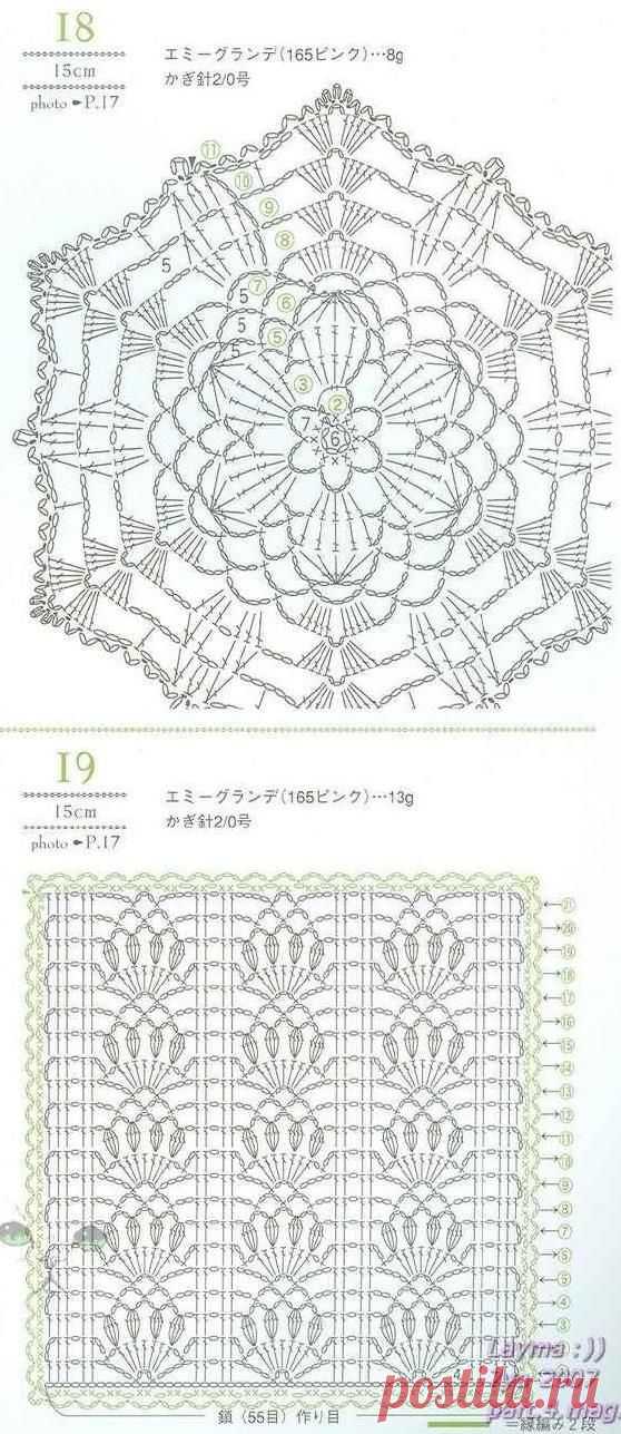 (1) #ClippedOnIssuu from Crochet lacework 18, 19 | Crochet Doilies