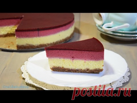Чизкейк с чёрной смородиной / Currant cheesecake