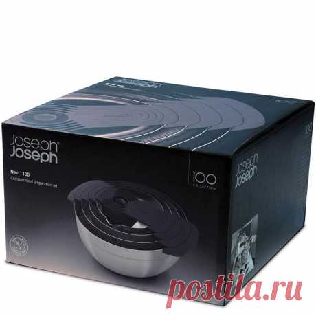 Набор Joseph Joseph Nest 100 из 9 мисок и аксессуаров из стали (95005) — купить в Киеве, Украине: цены, фото - интернет магазин Цікаві Речі