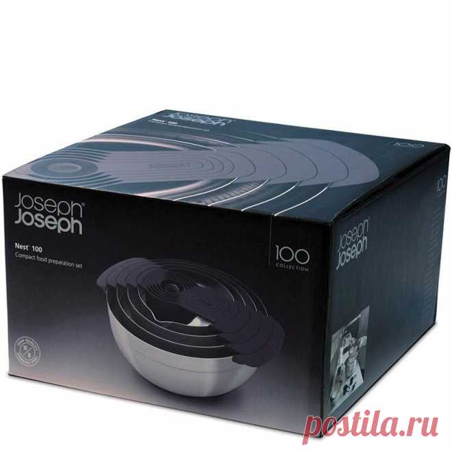 Набор Joseph Joseph Nest 100 из 9 мисок и аксессуаров из стали (95005) — купить в Киеве, Украине: цены, фото - интернет магазин Цікаві Речі