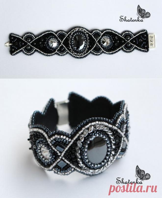 Браслет с гематитом | biser.info - всё о бисере и бисерном творчестве