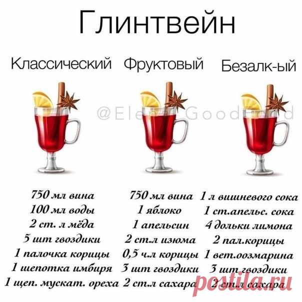 Есть здесь любители глинтвейна? Специально для вас 3 интересных рецепта
