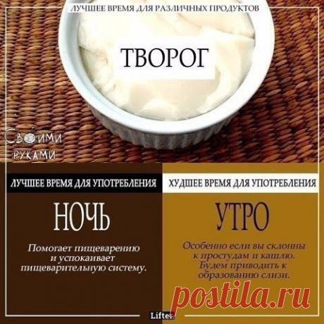 Лучшее и худшее время для употребления продуктов. Питаемся правильно!