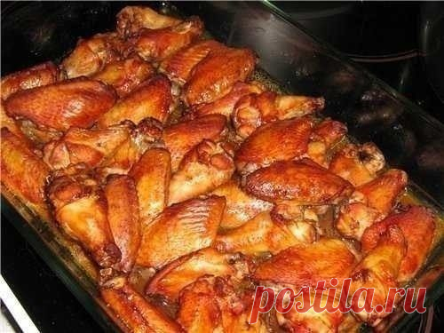 "Копченые" куриные крылышки